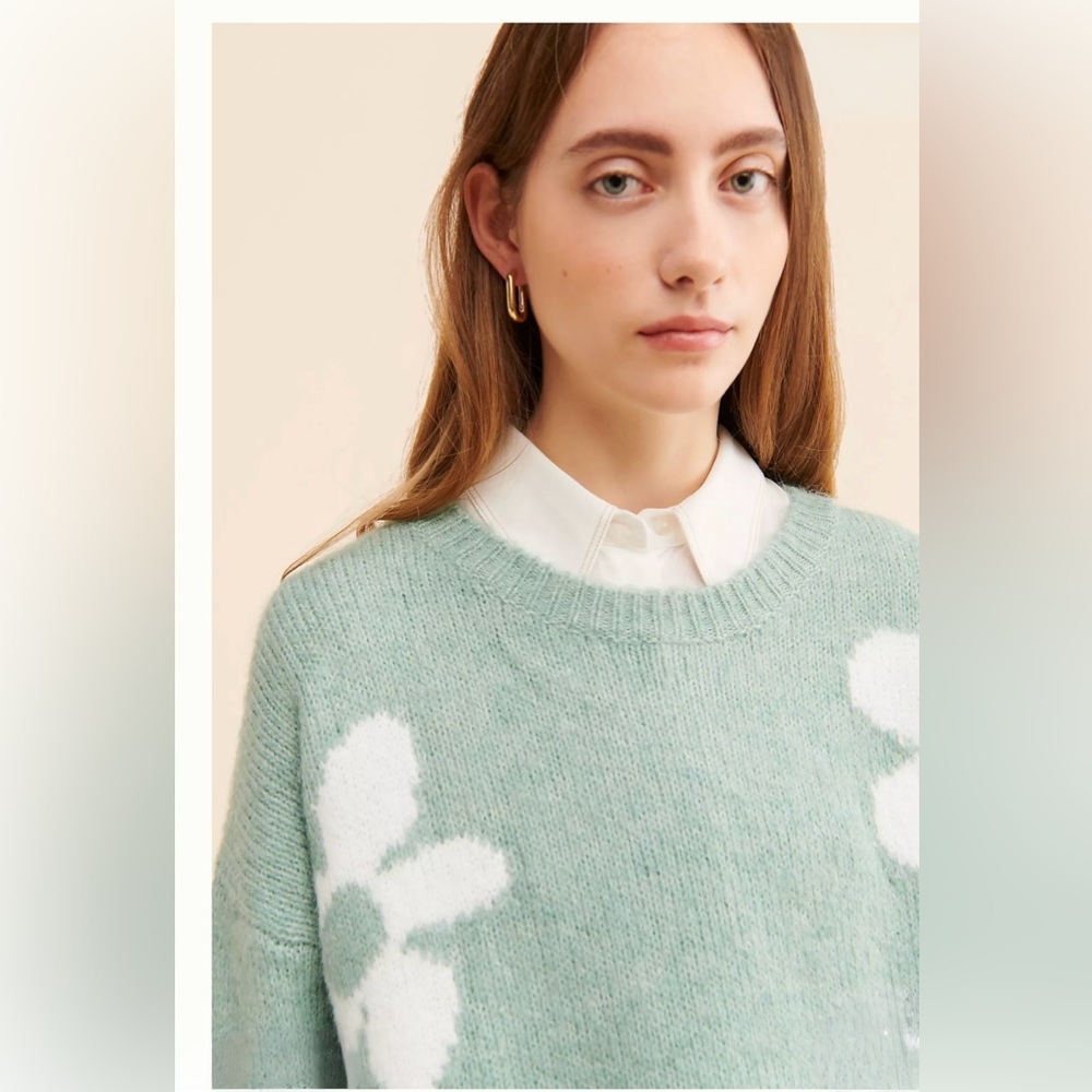 Anthropology Little Lies Daisy Knitted Sweater - Picture 3 of 13